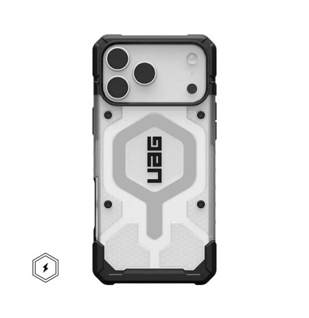Urban Armor Gear Pathfinder mobile phone case 17.5 cm (6.9") Cover Silver, Transparent