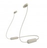 Sony WI-C100 Headset Wireless In-ear Calls/Music Bluetooth Beige