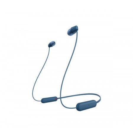 Sony WI-C100 Headset Wireless In-ear Calls/Music Bluetooth Blue