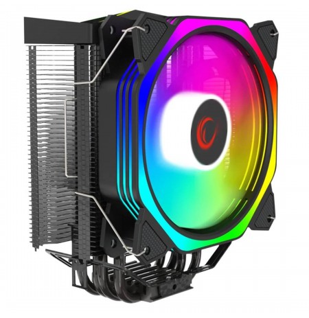 CPU cooler Rampage OCTAGONC50-BLACK LGA1700/AM5 1800RPM 120mm ARGB PWM fan