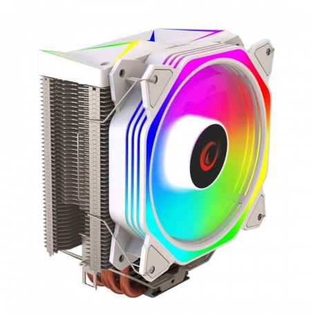 CPU cooler Rampage OCTAGONC50-WHITE LGA1700/AM5 1800RPM 120mm ARGB PWM fan
