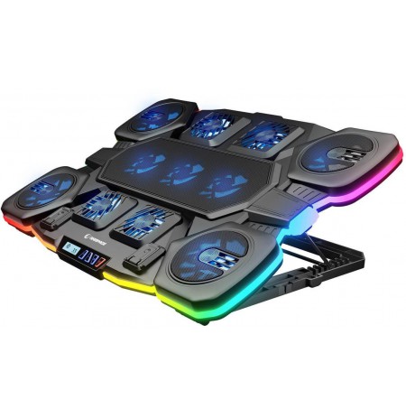 Laptop cooling stand Rampage GLACIERS50 Gaming 14-17" 2600RPM black