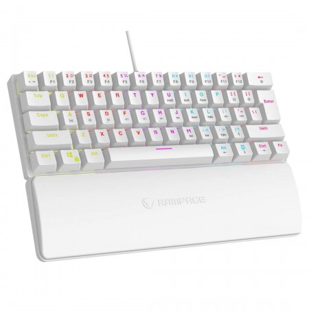 RAMPAGE PLOWER K60 Mechanical Keyboard White