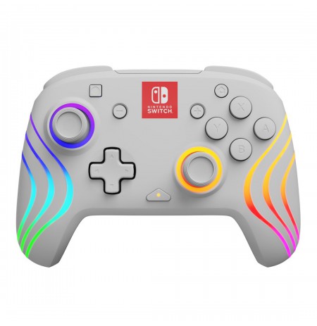 PDP Afterglow Wave White USB Gamepad Analogue / Digital Nintendo Switch, Nintendo Switch Lite, Nintendo Switch OLED