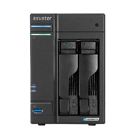 Asustor LOCKERSTOR 2 Gen2 + (AS6702T v2) NAS Desktop Intel® Celeron® N5105 4 GB DDR4 0 TB ADM Black