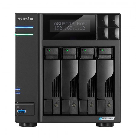 Asustor LOCKERSTOR 4 Gen2+ NAS Desktop Intel® Celeron® N5105 4 GB DDR4 ADM Black