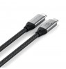 Satechi USB4 V2 Pro Cable USB cable USB4 Gen 4x2 1.2 m USB C 120 Gbit/s 240 W Silver, Black