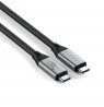 Satechi USB4 V2 Pro Cable USB cable USB4 Gen 4x2 1.2 m USB C 120 Gbit/s 240 W Silver, Black