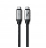 Satechi USB4 V2 Pro Cable USB cable USB4 Gen 4x2 1.2 m USB C 120 Gbit/s 240 W Silver, Black
