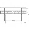 Techly Wall Mount for LED LCD TV 42-80 Ultra Slim Fixed H400mm" ICA-PLB 840