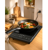 Brock HP 2009 Induction Cooker 2000W, Ceramic Surface 250x250 mm, Black