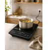 Brock HP 2009 Induction Cooker 2000W, Ceramic Surface 250x250 mm, Black