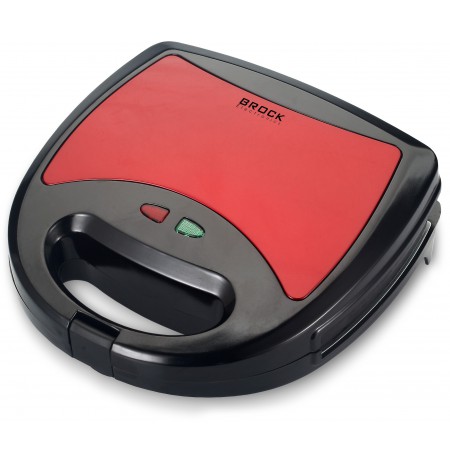 Brock SSM 2003 RD 3 in 1 Sandwich/Waffle Maker And Grill 750W, Black/Red