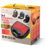Brock SSM 2003 RD 3 in 1 Sandwich/Waffle Maker And Grill 750W, Black/Red