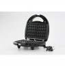 Brock SSM 2004 SS 3 in 1 Sandwich/Waffle Maker And Nutlet Makerl 750W, Black/Steel