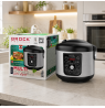 Brock MC 1003 Multicooker 3L 500W, Black/Steel
