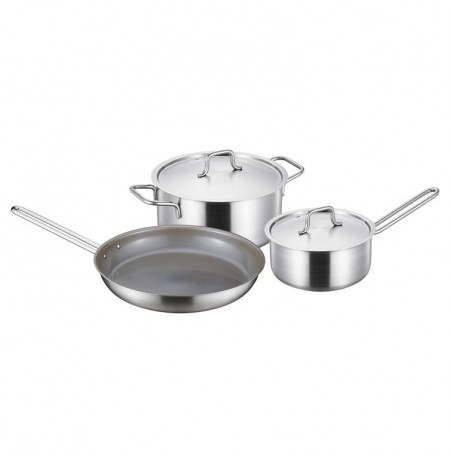 SET OF POTS 1.5/3L AND FRYING PAN 28CM