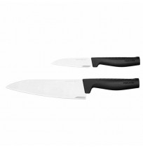 FISKARS SET OF 2 HARD EDGE KNIVES FOR PEELING AND CHEF