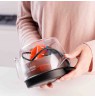 Taurus CITRUS COMPACT Hand juicer 30 W Black, Orange, Transparent