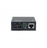 LevelOne Smart Gigabit RJ45-SC Media Converter, Multi-Mode Fiber, 850nm, 500M, Compatible with 19-inch rack-mountable chassis