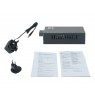 LevelOne Smart Gigabit RJ45-SC Media Converter, Multi-Mode Fiber, 850nm, 500M, Compatible with 19-inch rack-mountable chassis