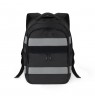 DICOTA Hi-Vis V2 backpack Rucksack Black Polyethylene terephthalate (PET), Thermoplastic polyurethane (TPU)