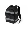 DICOTA Hi-Vis V2 backpack Rucksack Black Polyethylene terephthalate (PET), Thermoplastic polyurethane (TPU)