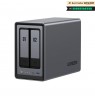 Ugreen NASync DXP2800 NAS System 2-Bay Compact Intel® N N100 8 GB DDR5 0 TB UGOS Pro Black