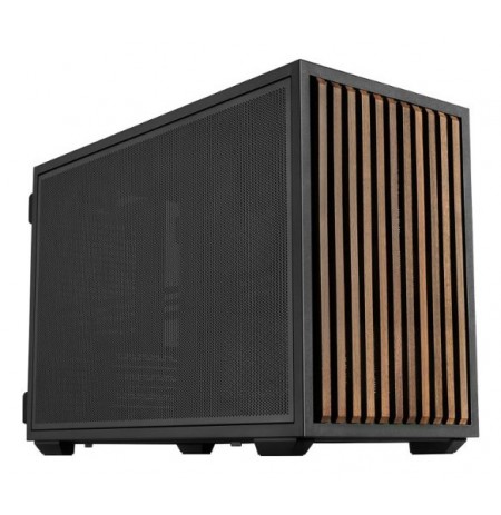 Lian Li B4-mATX Wood Mini Tower Black, Wood