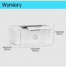 HP LaserJet M110w Wireless Black and white Printer