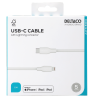 USB-C - Lightning cable DELTACO, 2 m, white / IPLH-452-1 / 1903216