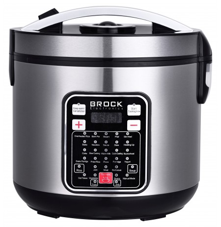 Brock MC 3203 Multicooker 5L 900W, Black/Steel