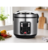 Brock MC 3203 Multicooker 5L 900W, Black/Steel