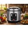 Brock MC 3203 Multicooker 5L 900W, Black/Steel