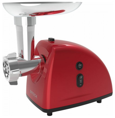 Brock MG 1502 RD Meat Grinder 1500W, Red/Steel