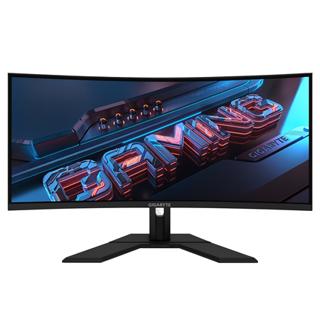 Gigabyte | GS34WQC A | 34 " | SS VA | WQHD | 120 Hz | 1 ms | 3440 x 1440 pixels | 300 cd/m² | HDMI ports quantity 1