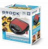 Brock SSM 6004 RD 4 in 1 Sandwich/Nutlet/WaffleMaker And Grill 750 W, Red