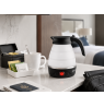 Brock WK 0904 BK Foldable Travel Kettle 0,5L 500W, Black/White