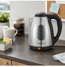 Brock WK 0601 SS Electricl Kettle 1,8L 1500W, Black/Steel