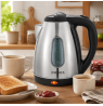Brock WK 0601 SS Electricl Kettle 1,8L 1500W, Black/Steel