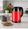 Brock WK 5522 RD Kettle With 360 Degree Base 1,8L 1500W Black/Red