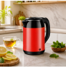 Brock WK 5522 RD Kettle With 360 Degree Base 1,8L 1500W Black/Red