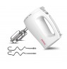 Brock HM 3001 WH Hand Mixer 300W, White