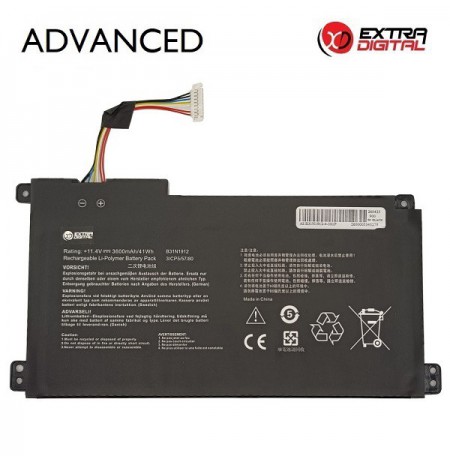 Nešiojamo kompiuterio baterija ASUS B31N1912, 3600mAh, Extra Digital Advanced