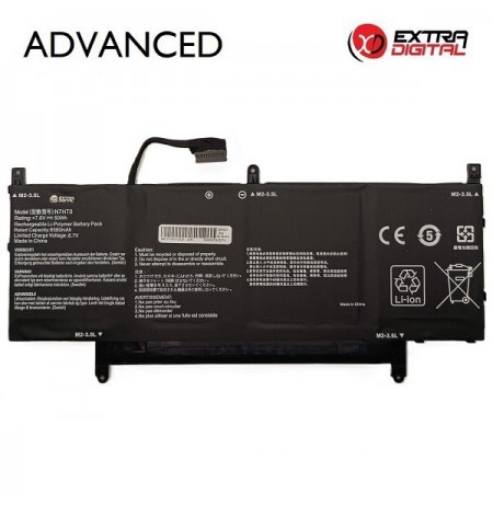 Nešiojamo kompiuterio baterija DELL N7HT0, 6580mAh, Extra Digital Advanced