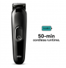 Braun Trimmer | 6-in-1 Style Kit 3 MGK3410 | Cordless | Number of length steps 13 | Black