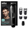 Braun Trimmer | 6-in-1 Style Kit 3 MGK3410 | Cordless | Number of length steps 13 | Black