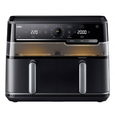 Braun TwinCook 5 Double 10 L Stand-alone 2800 W Hot air fryer Black