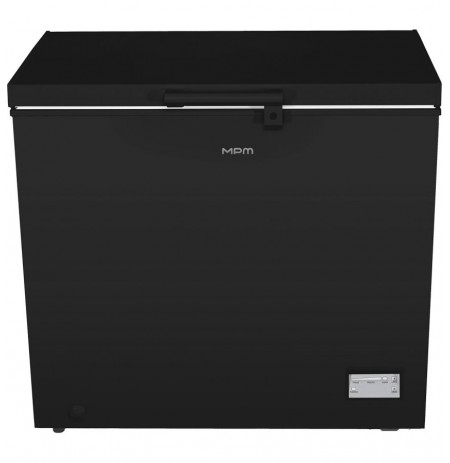 Chest freezer MPM-206-SK-18, capacity 198 L, 91 × 85 cm, inverter compressor, black