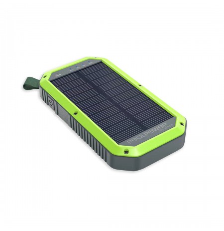 RealPower Powerbank PB-10000 Solar  black        10.000mAh